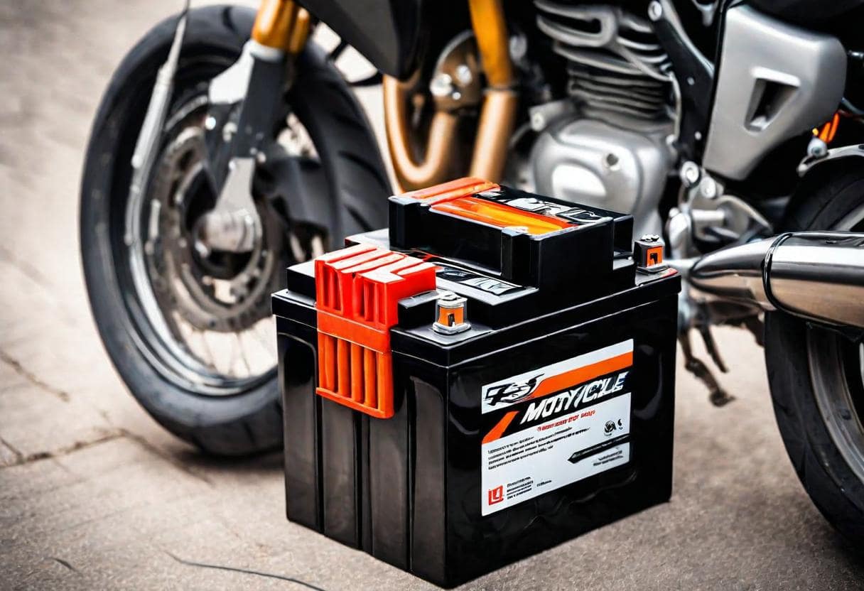 how many volts is a motorcycle battery