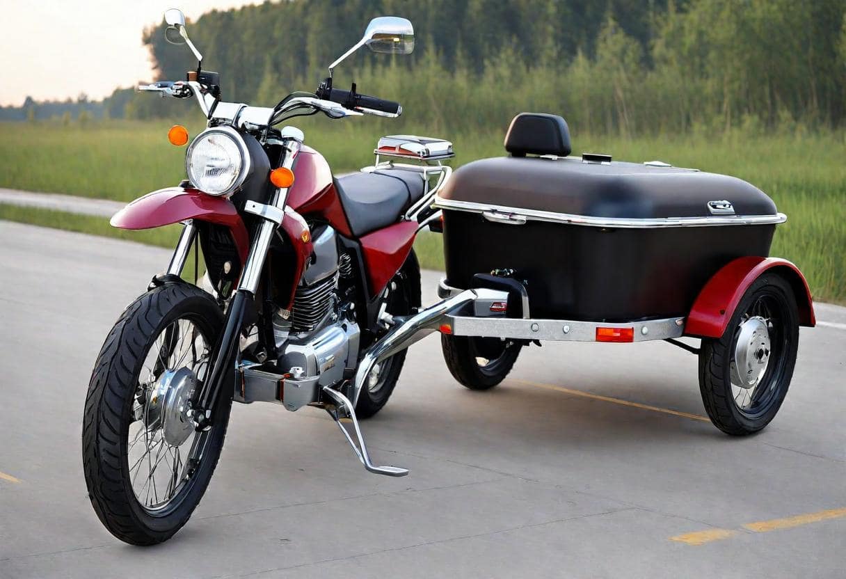 pull behind motorcycle trailer for sale