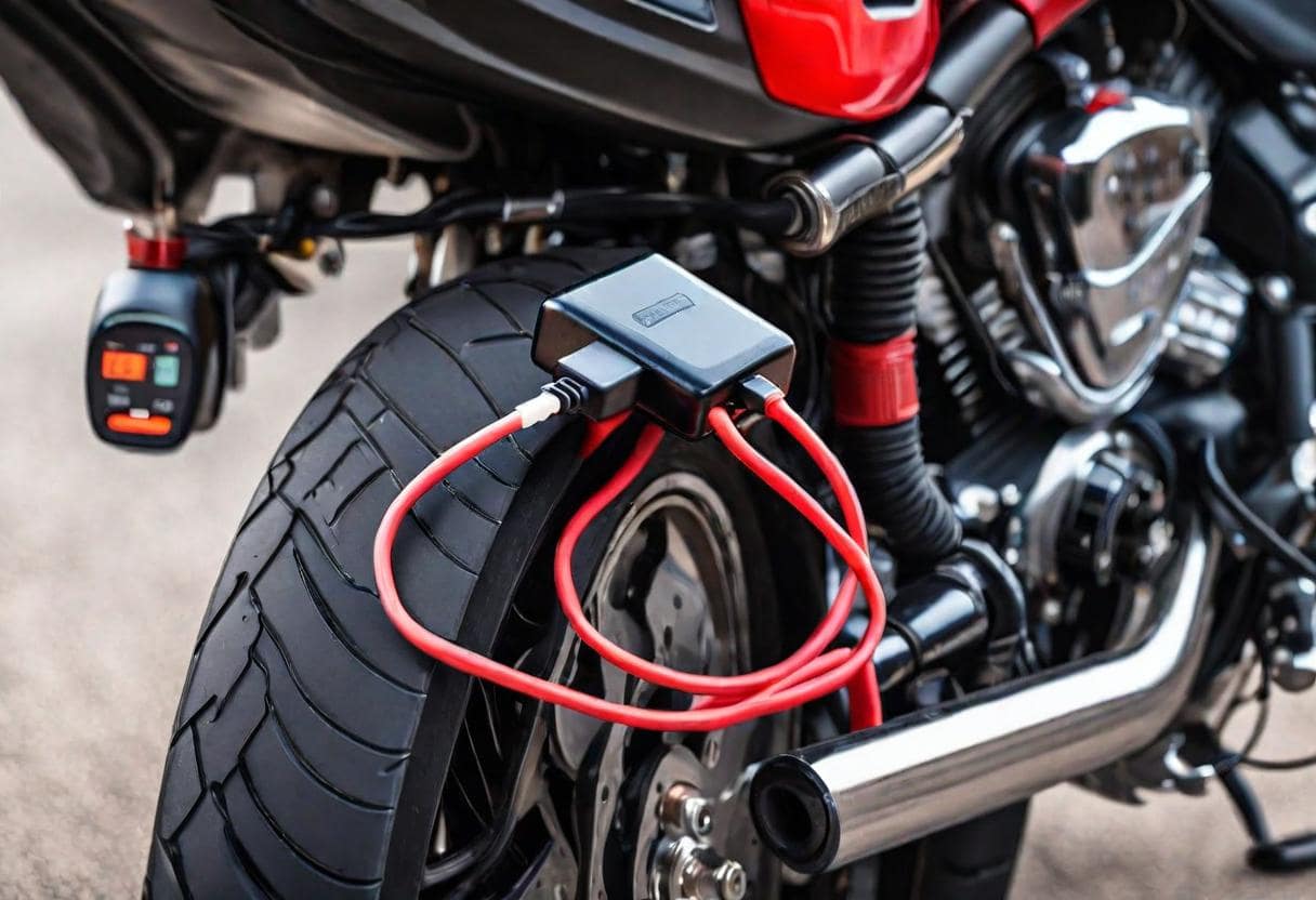 trickle charger for a motorcycle