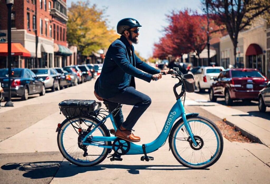 can you ride an electric bike on the sidewalk