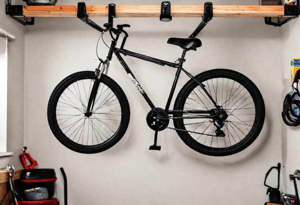 how to hang a bike in garage