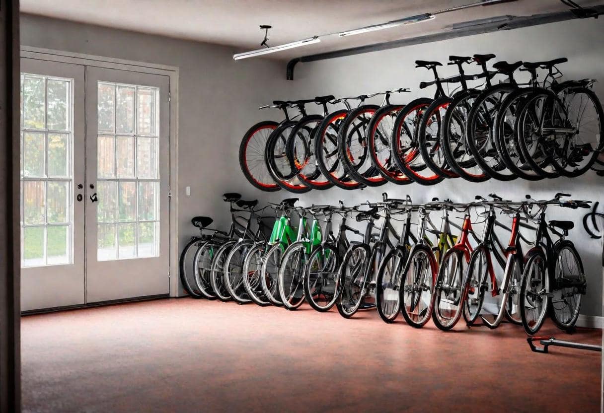 how to hang a bike in garage