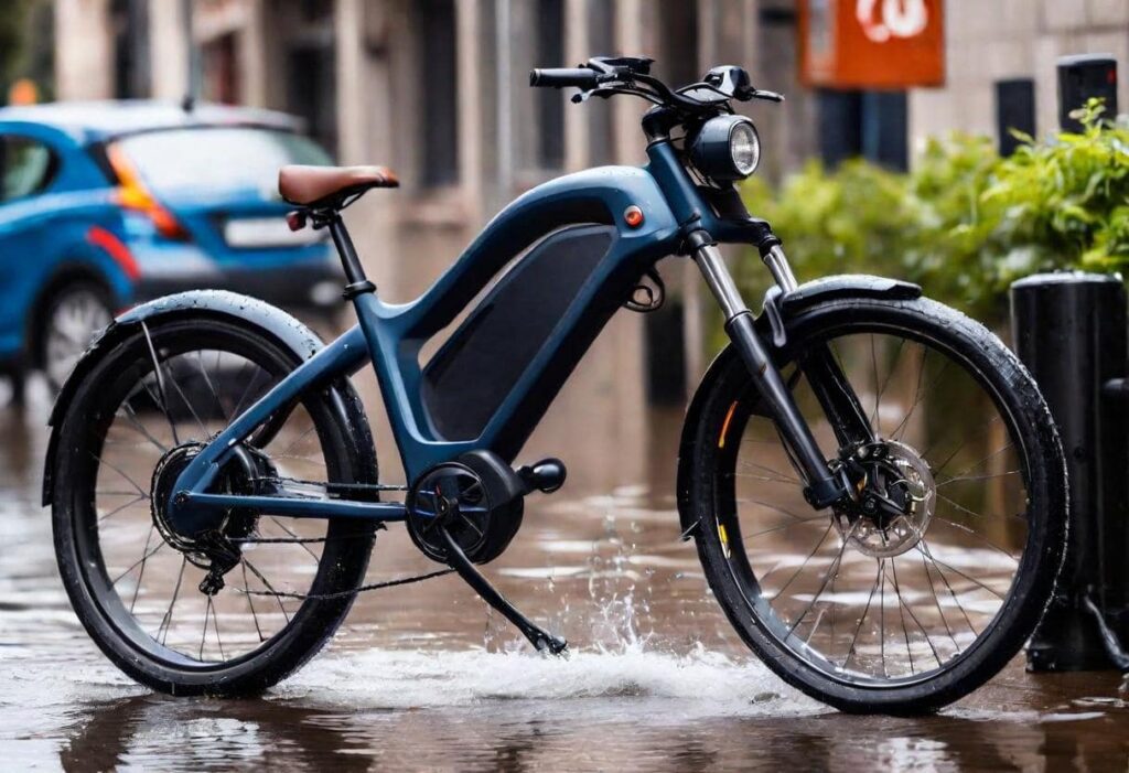 can you ride electric bikes in the rain