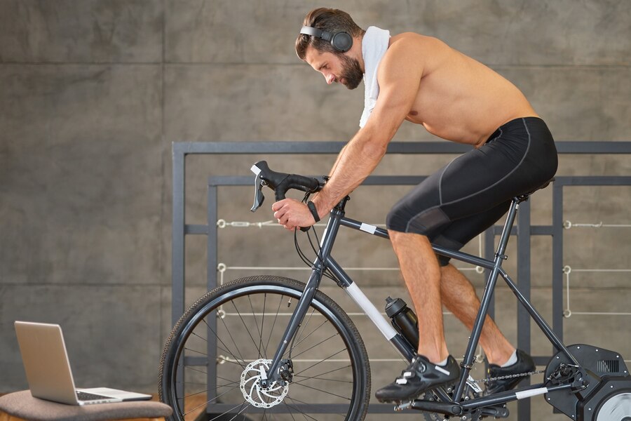 what muscles does bike riding work