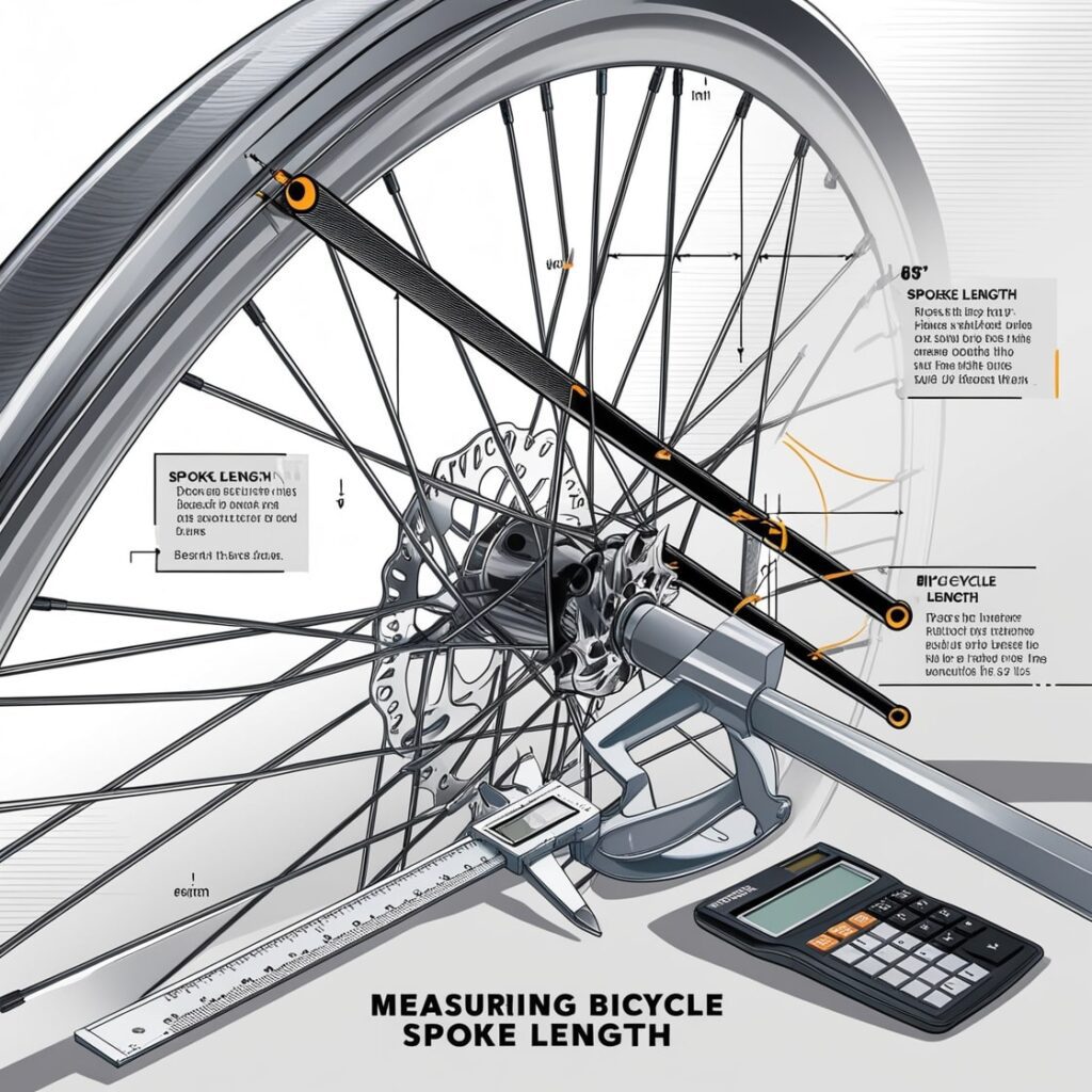 how to measure bicycle spoke length