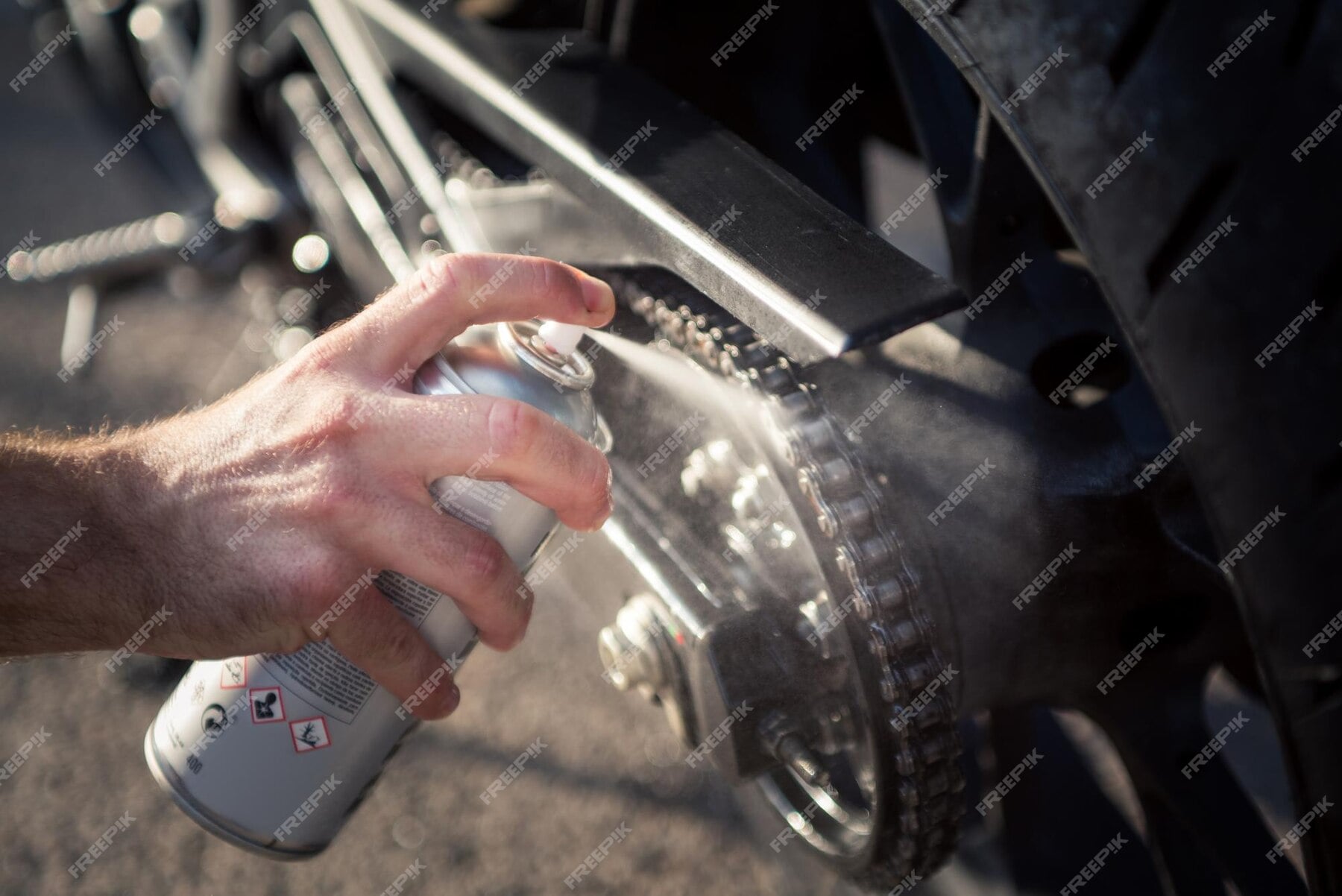 how to remove rust from bike chain