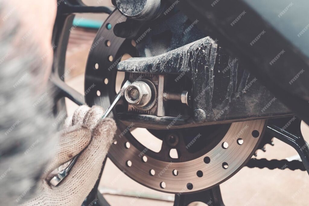 how to clean motorcycle brakes