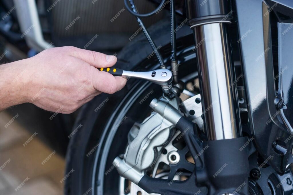 how to clean motorcycle brakes