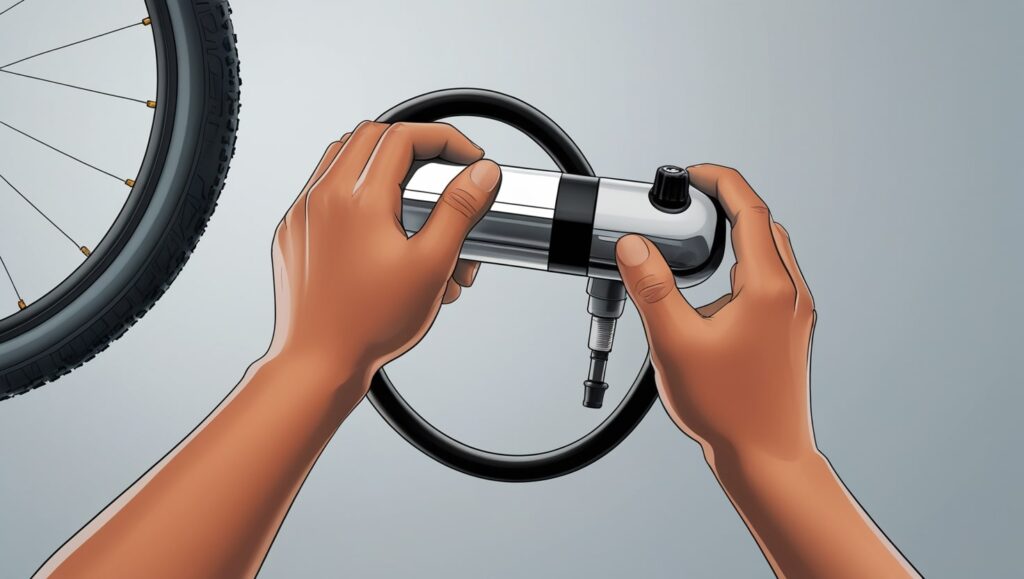 how to use co2 bike tire inflator