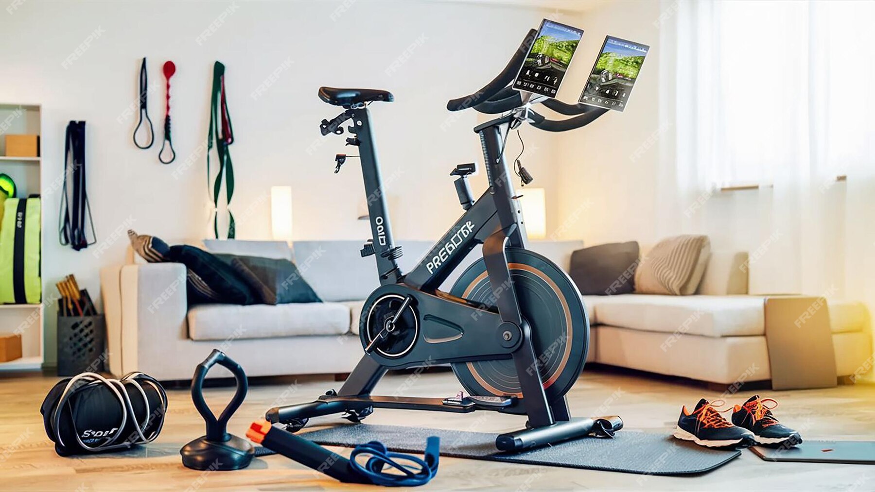 where to put peloton bike