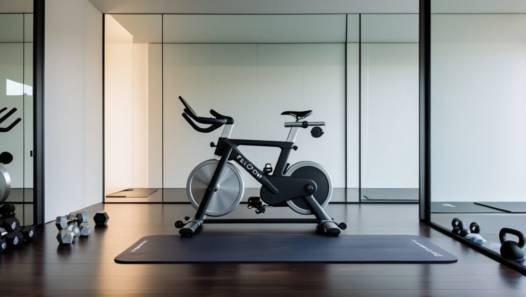 where to put peloton bike