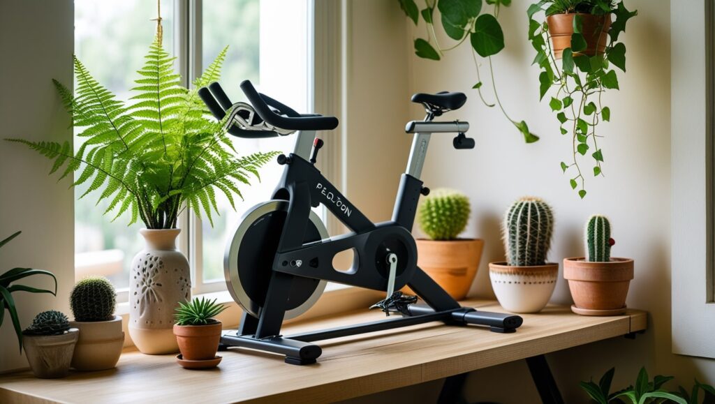 where to put peloton bike