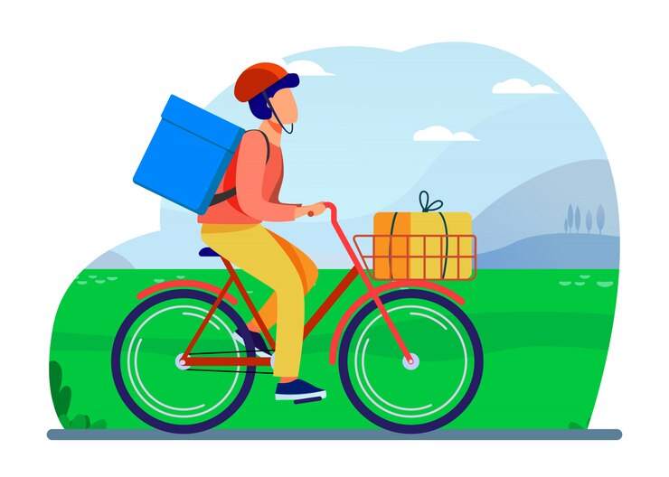 how to carry groceries on a bike