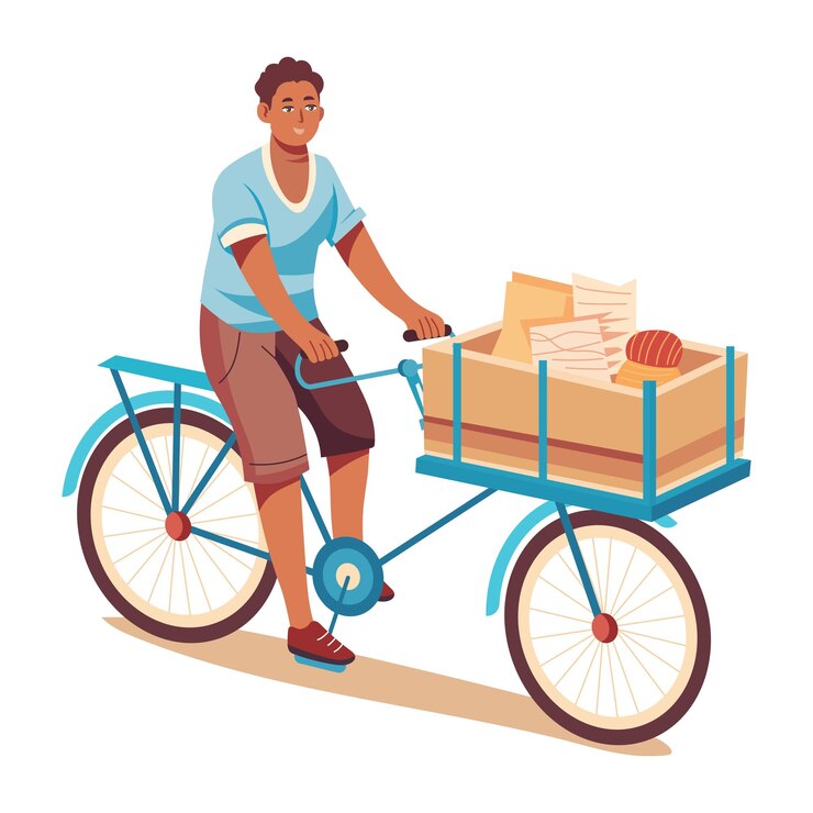 how to carry groceries on a bike