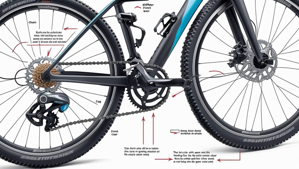 how does bicycle gear works