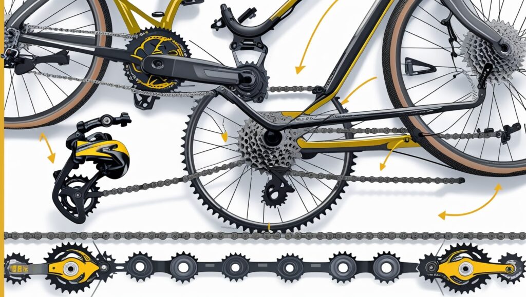 how does bicycle gear works