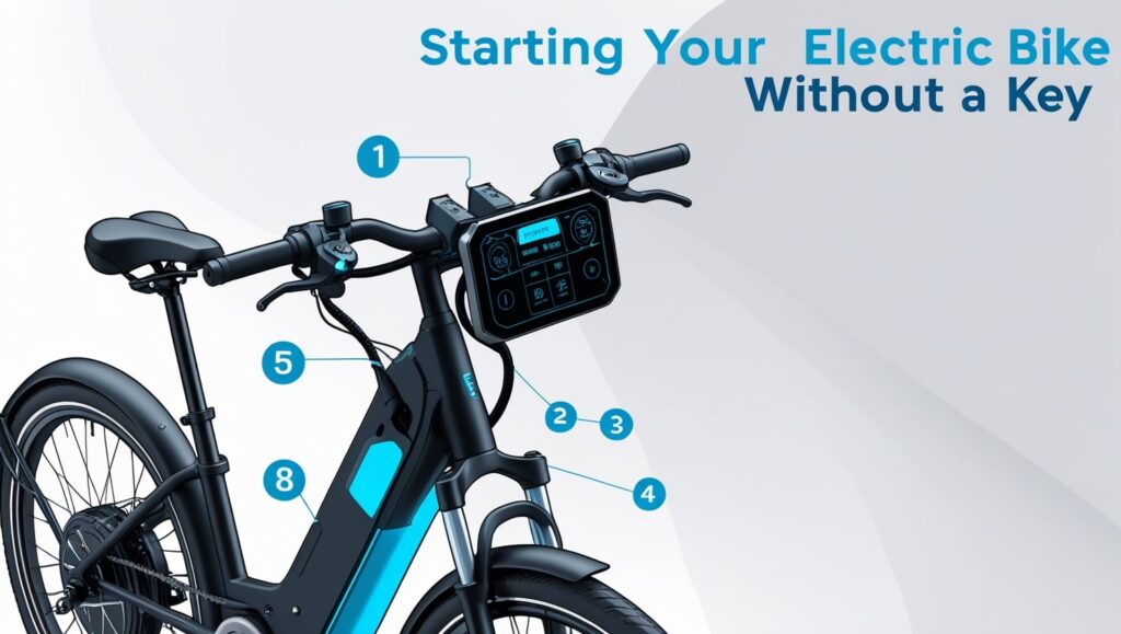 how to start electric bike without key