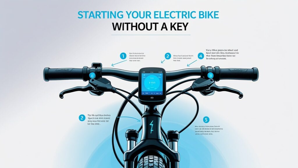 how to start electric bike without key