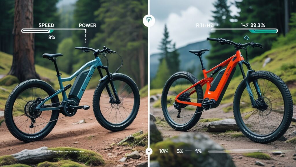 electric mountain bike vs regular bike