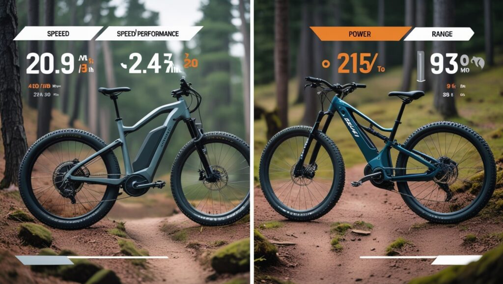 electric mountain bike vs regular bike
