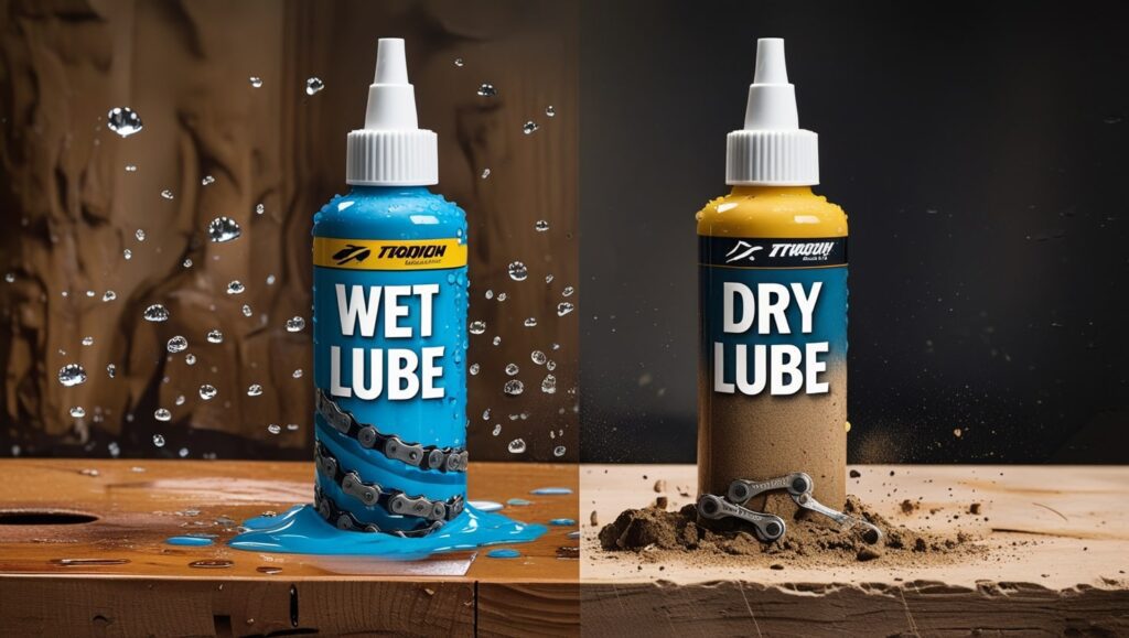 wet vs dry chain lube