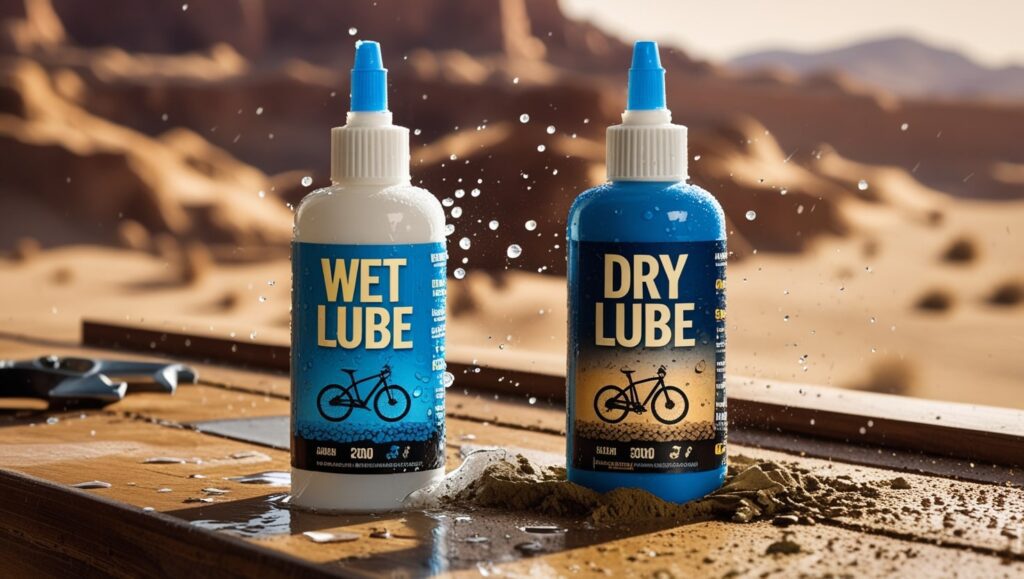 wet vs dry chain lube